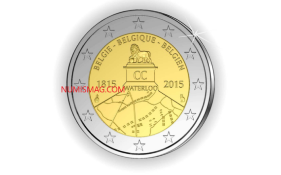 2015 belgian €2 Waterloo: first controversy over a commemorative coin