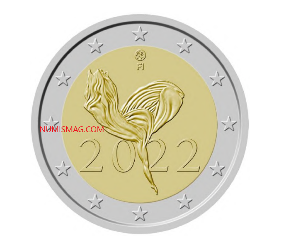 2€ commémorative finlandaise 2022 - 100 ans du ballet national