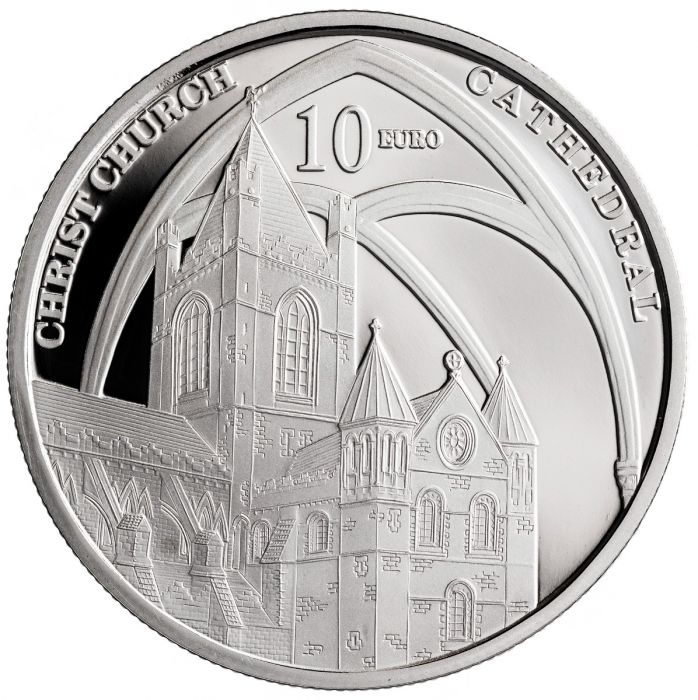 2020 irish €10 coin dedicated to Christ Church Cathedral