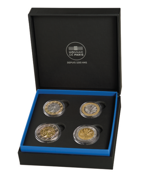 New 2022 french €1 and €2 circulation coins