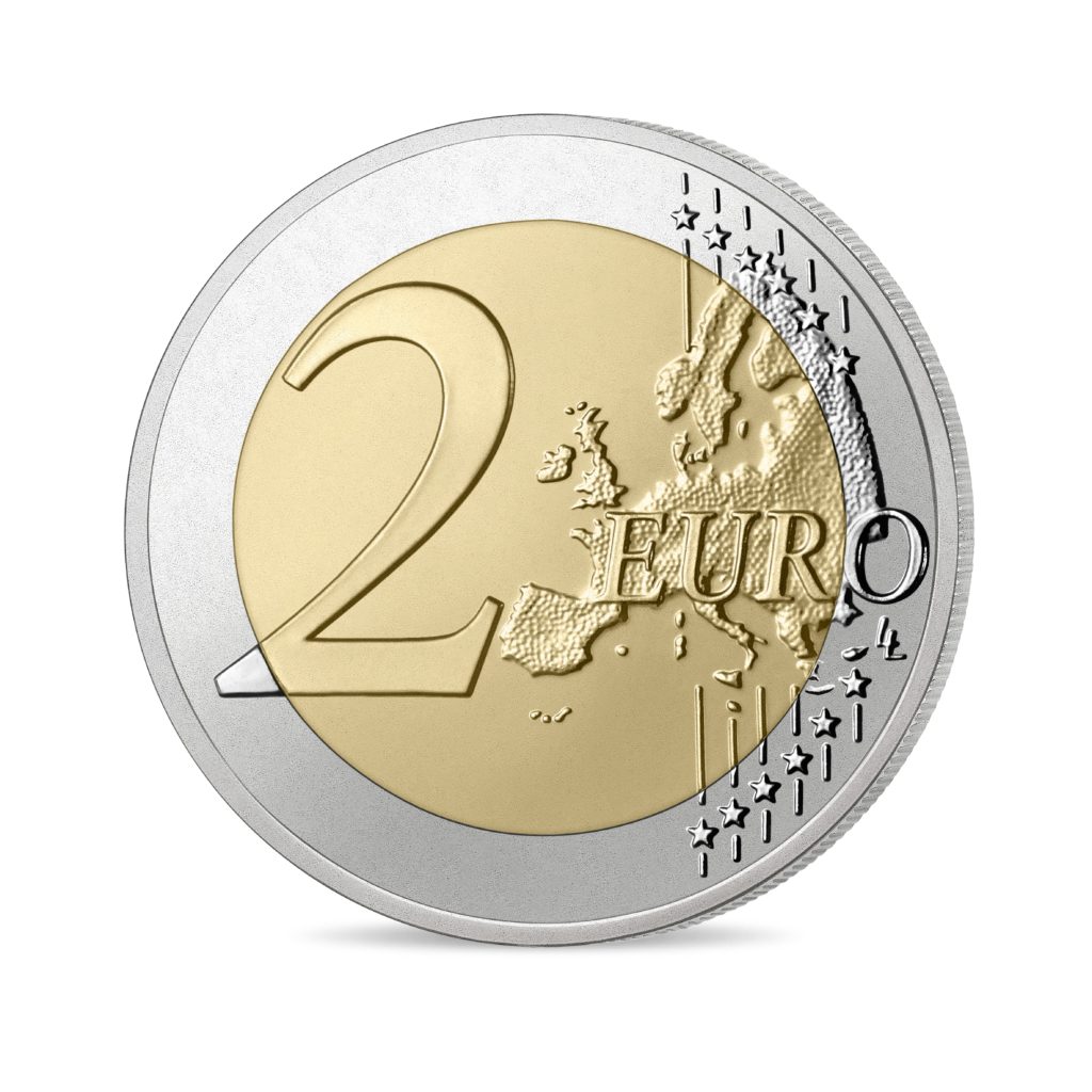 2022 french €2 dedicated to head of State Jacques CHIRAC and euro changeover