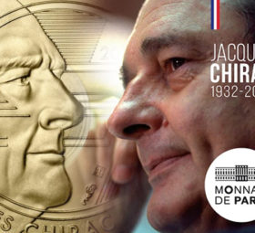 2022 french €2 dedicated to head of State Jacques CHIRAC and euro changeover