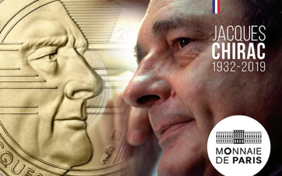 Premier visuel 2€ 2022 Jacques CHIRAC