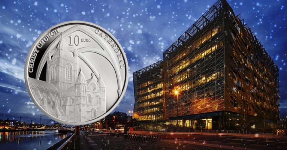 2020 irish €10 coin dedicated to Christ Church Cathedral