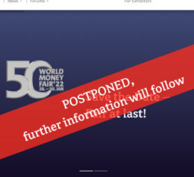 2022 BERLIN WORLD MONEY FAIR POSTPONED