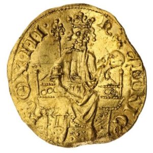 HENRY III (1216-1272) - 1257 GOLD PENNY OF 20 PENCE