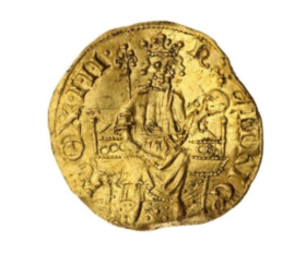HENRY III (1216-1272) – 1257 GOLD PENNY OF 20 PENCE