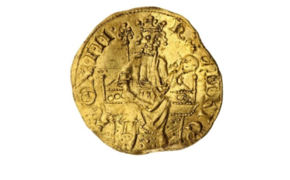 HENRY III (1216-1272) – 1257 GOLD PENNY OF 20 PENCE