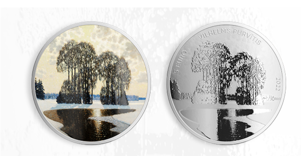 Programme numismatique 2022 de la Lettonie
