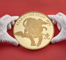2022 8kg gold proof coin – Year of the Tiger from Royal Mint