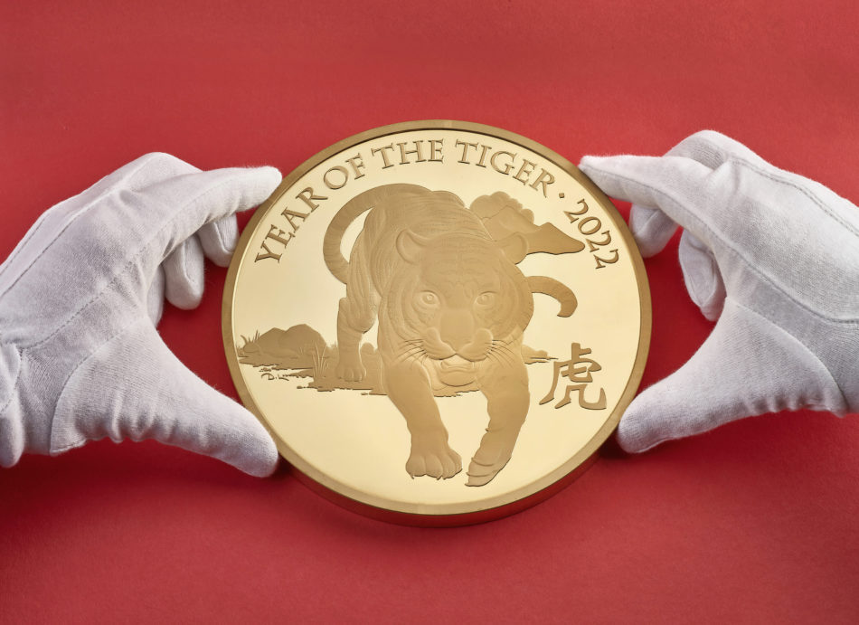 2022 8kg gold proof coin – Year of the Tiger from Royal Mint
