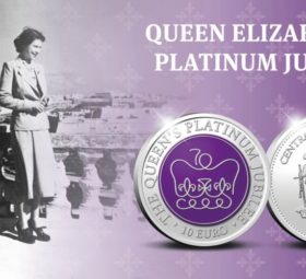 2022 Malta Queen Elizabeth II Platinum Jubilee euro coins