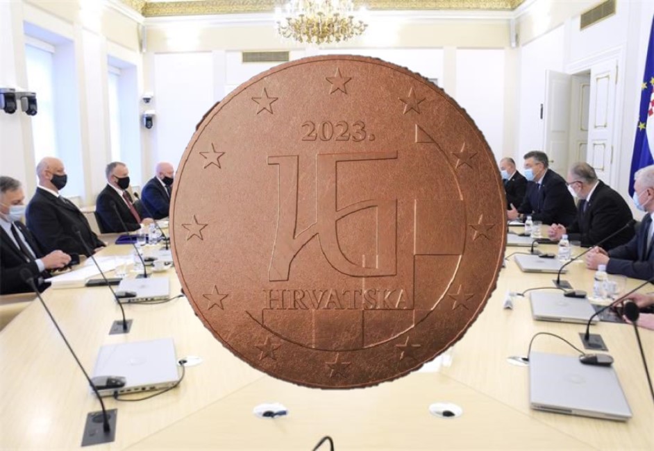Présentation officielle des futurs euros croates 2023 par le gouvernement croate