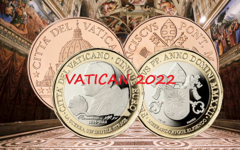 Programme numismatique 2022 du VATICAN