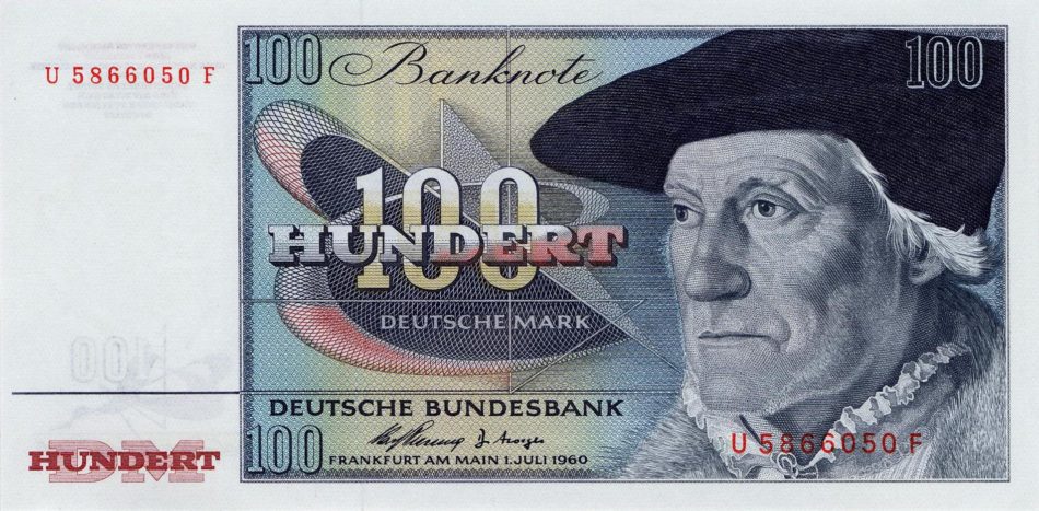 Replacement banknotes of the Bundesbank's secret bunker