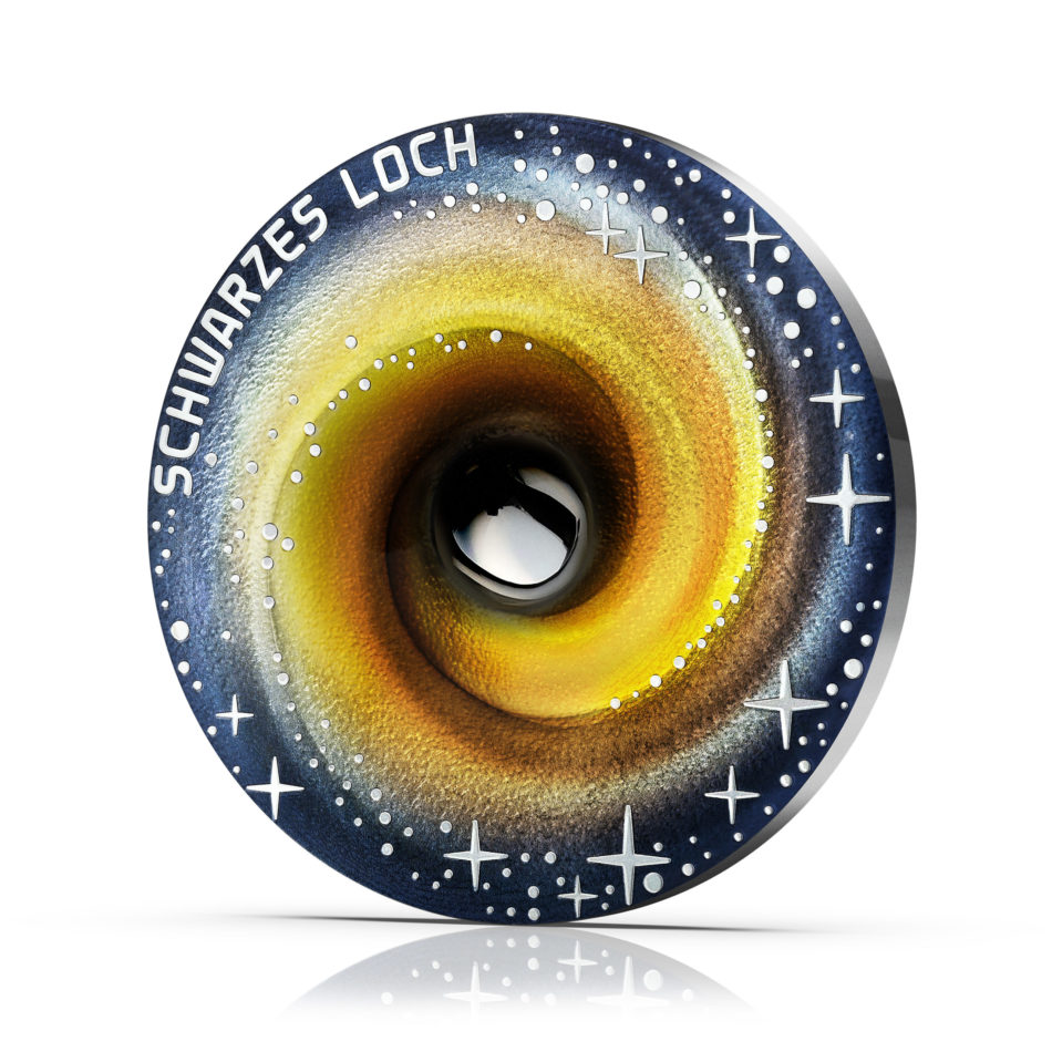 2022 €20 coin "black hole" from Austrian Mint