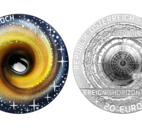 2022 €20 coin “black hole” from Austrian Mint