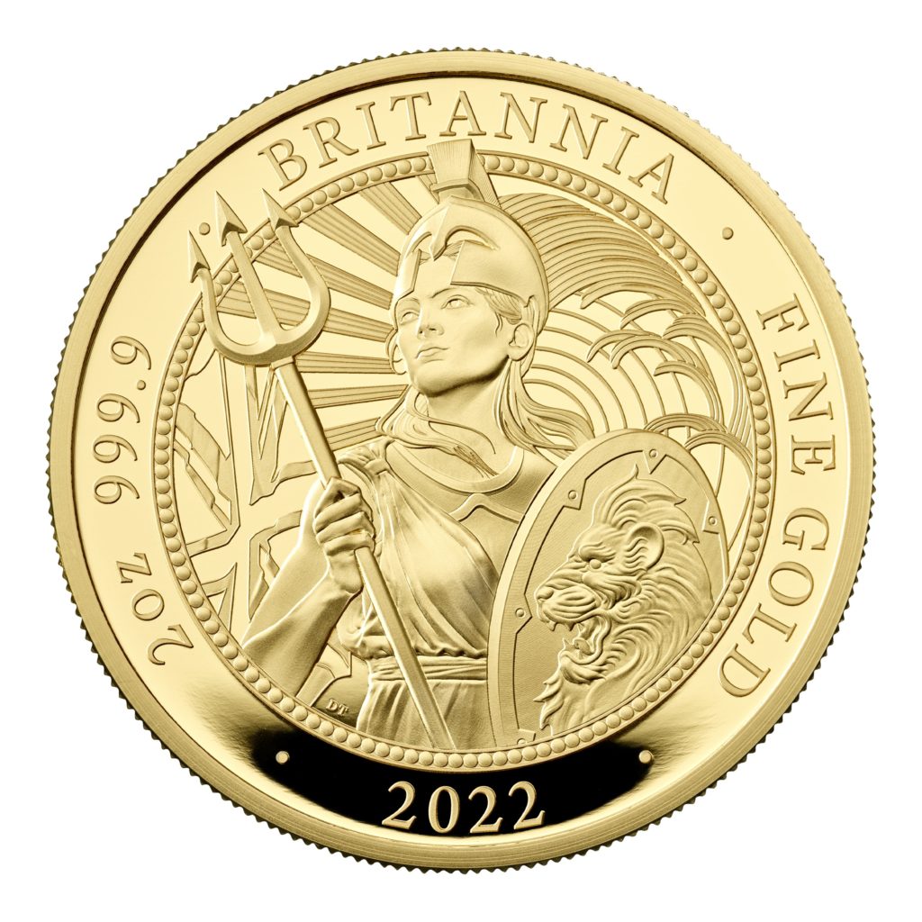 2022 new Britannia commemorative coins, from Royal Mint