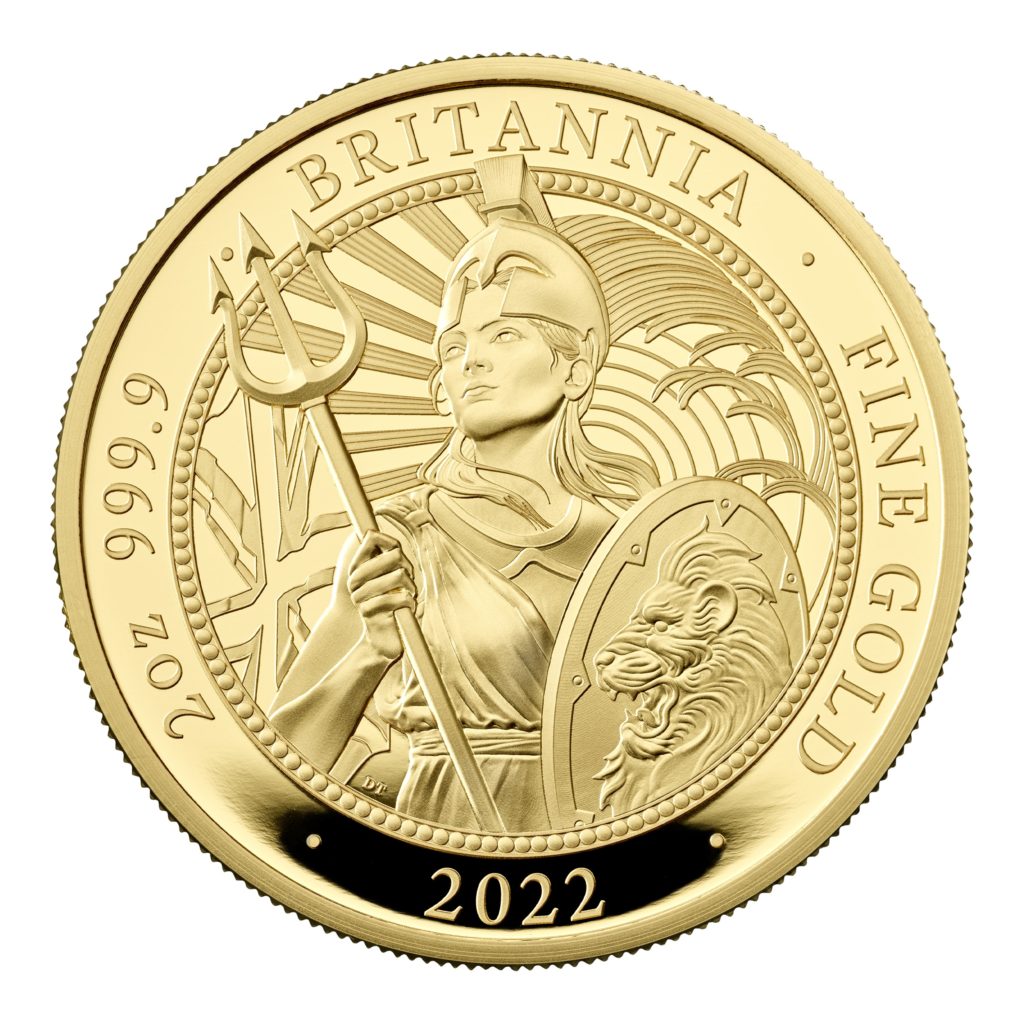 Les nouvelles pièces de monnaie BRITANNIA 2022, de la ROYAL MINT