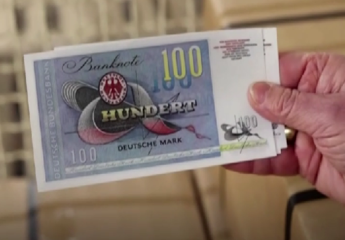 Les billets de remplacement du Bunker secret de la Bundesbank