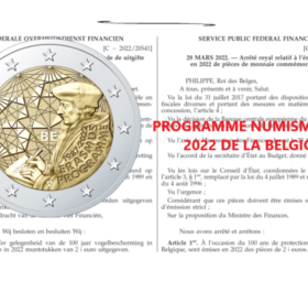 2022 numismatic program from Belgium