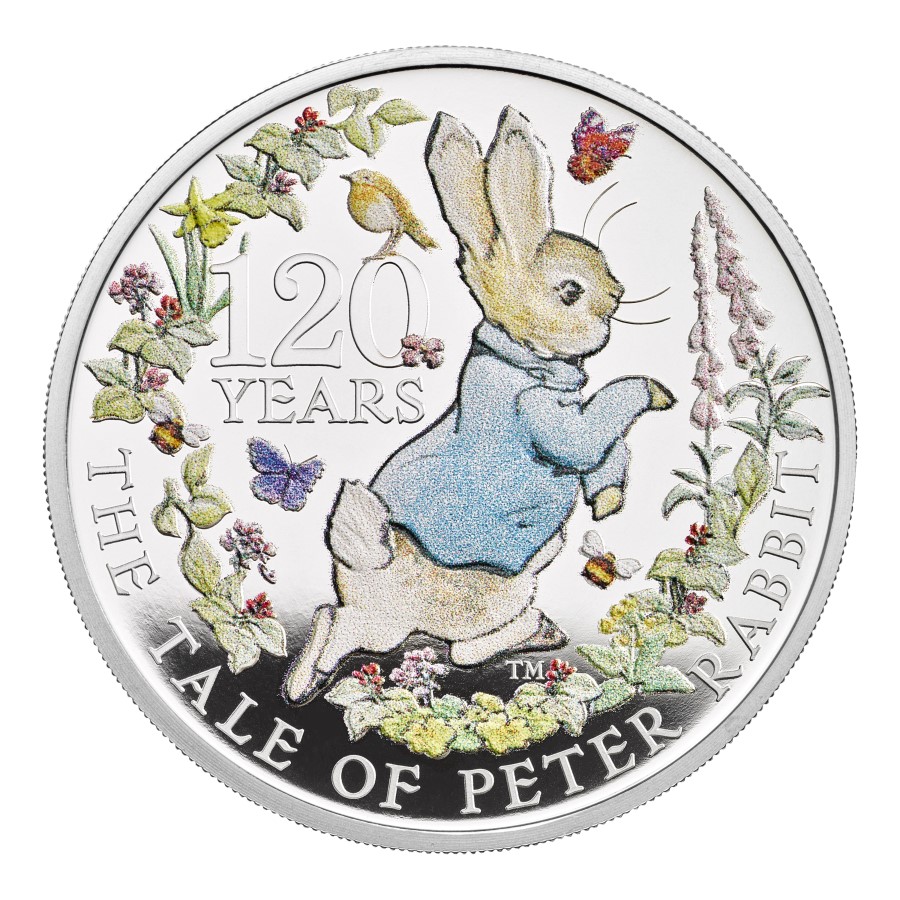 2022 commemorative coins - "Tale of Peter Rabbit" by Royal Mint