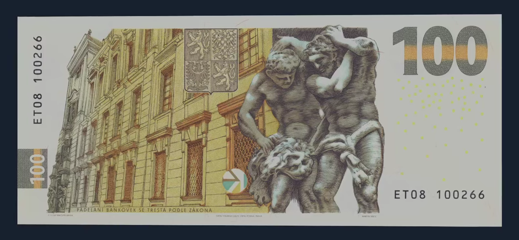 Czech commemorative banknote dedicated to the economist KAREL ENGLIS
