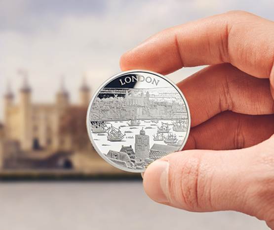 Collection 2022 - pièces or et argent - City Views London de la Royal Mint
