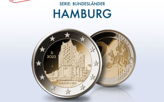 GERMANY: 2 euro 2023 HAMBURG