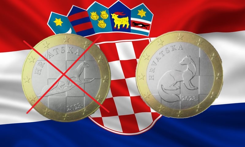 La nouvelle pièce d'un euro croate 2023 dévoilée par le gouvernement