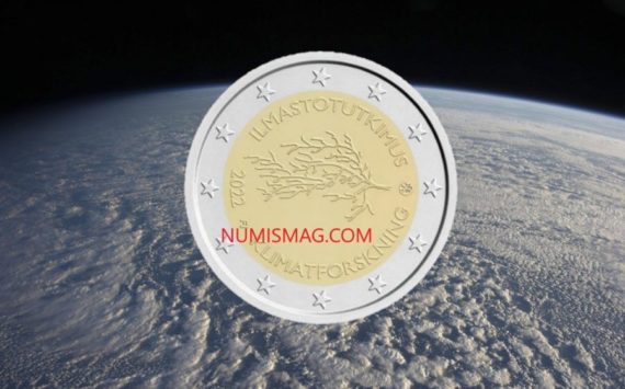 2022 €2 coin for climat research in FINLAND