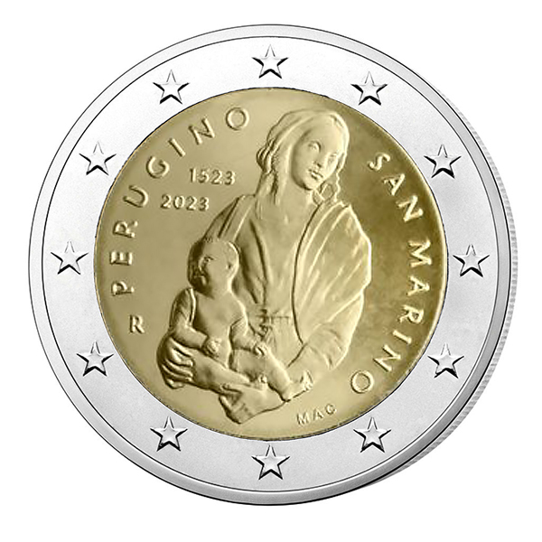 2023 €2 commemorative coins from SAINT MARIN
