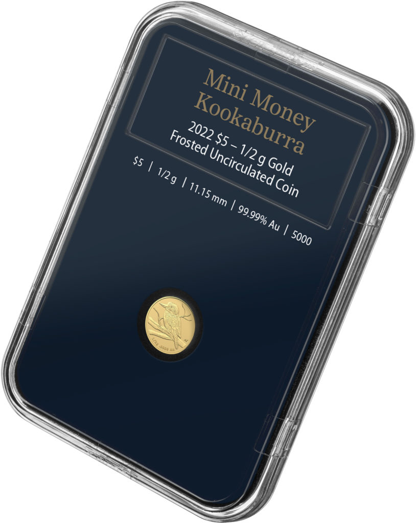 Mini-monnaie 2022 - Pièce en or Kookaburra de la Monnaie australienne
