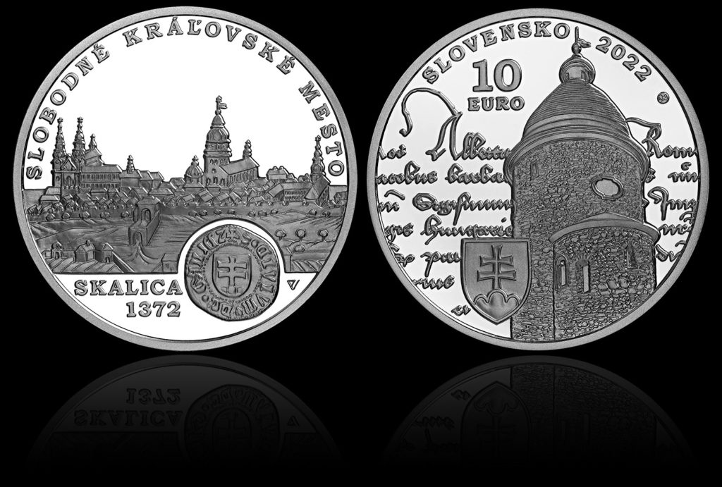 10€ slovaque 2022 - 650 ans de la ville libre de SKALICA