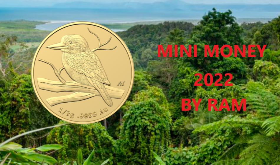 2022 Mini Money – Kookaburra gold coin from Australian Mint