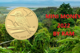 Mini-monnaie 2022 – Pièce en or Kookaburra de la Monnaie australienne