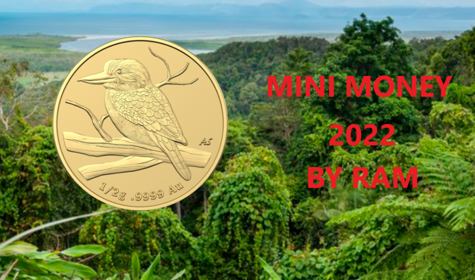 Mini-monnaie 2022 – Pièce en or Kookaburra de la Monnaie australienne
