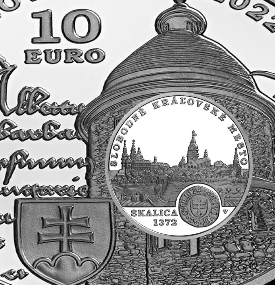10€ slovaque 2022 – 650 ans de la ville libre de SKALICA