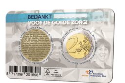 2022 €2 Coincard dedicated to dutch caregivers