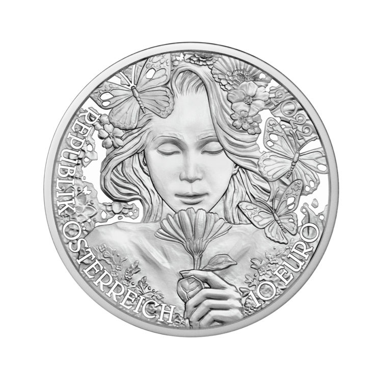 Pièce 2022 Fleur "Le Souci" de la Monnaie d'Autriche