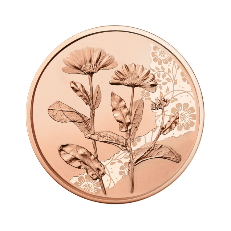 Pièce 2022 Fleur "Le Souci" de la Monnaie d'Autriche