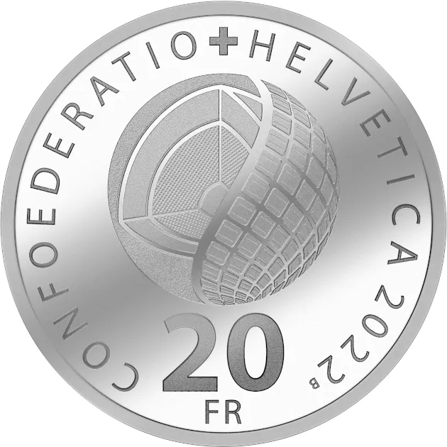 20 Swiss francs Solar Energy 2022 coin from SWISSMINT