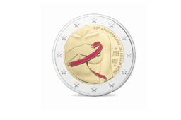 2€ commémoratives Belle Epreuve colorisées de la Monnaie de Paris