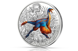 2022 Austrian €3 coin – Ornithomimus velox