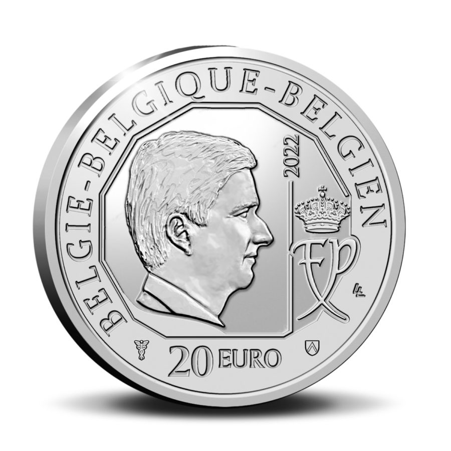 2022 €20 proof silver Coin “150 Years of Red Star Line” from belgian Mint
