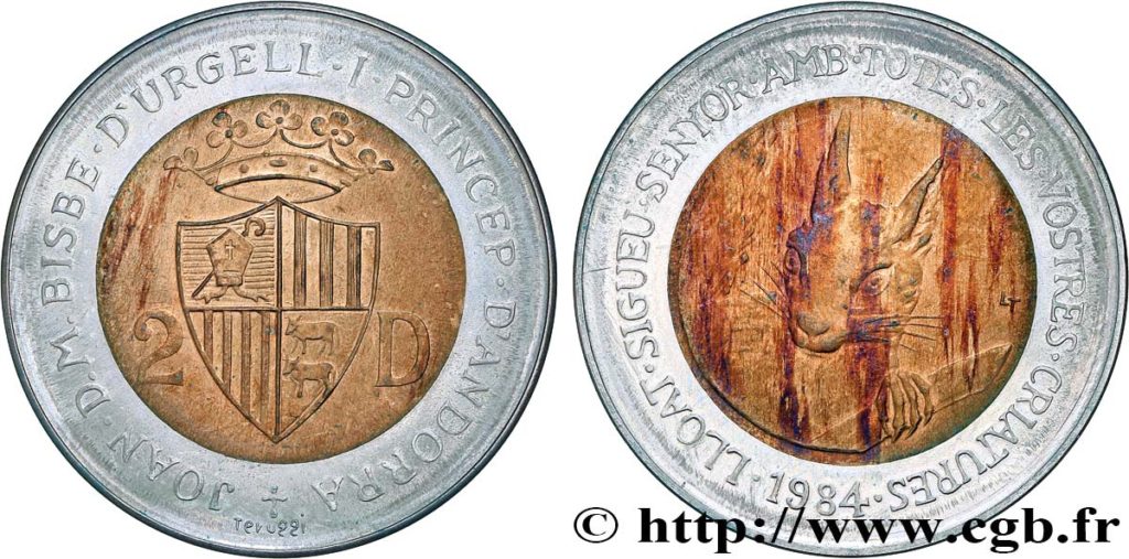 2022 numismatic program of ANDORRA principalty