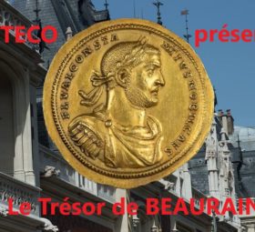 BEAURAINS roman hoard unveiled at CITECO MUSEUM in PARIS