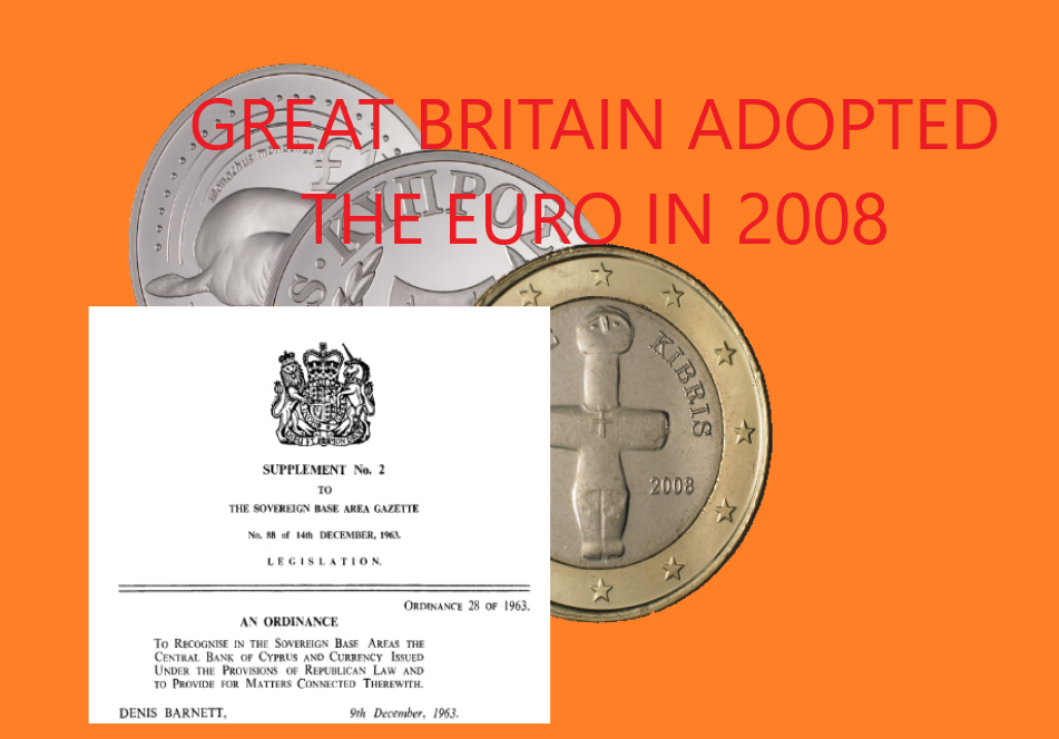 GREAT BRITAIN ADOPTED THE EURO IN 2008