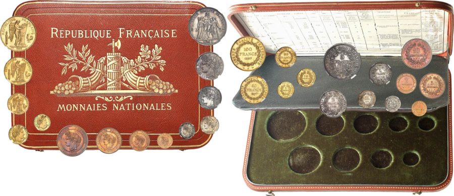 1889 coin set priced at over €200 000 - MDC MONACO AUCTION - Numismag