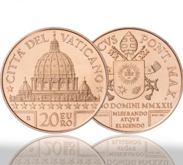 Programme numismatique 2022 du Vatican